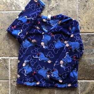 Disney eeyore Kong sleeve pajama shirt